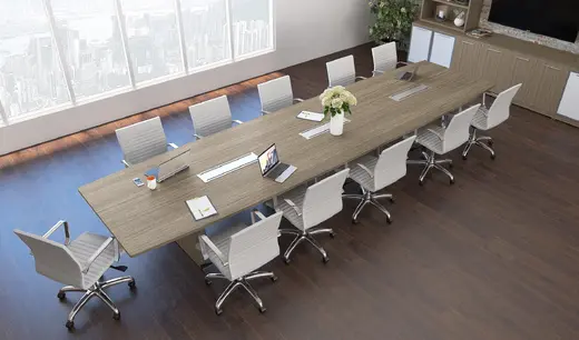 boat shaped conference table Image